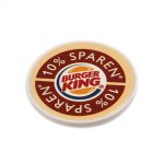 Einkaufswagenchip Kunststoff Burger King