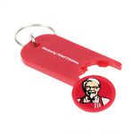 Einkaufswagenchip Kunststoff onsum KFC Kentuky Fried Chicken